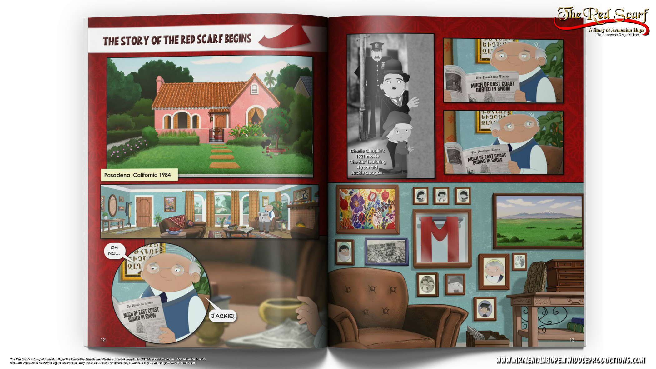 The Red Scarf – A Story of Armenian Hope: The Interactive Graphic Novel - Image 7