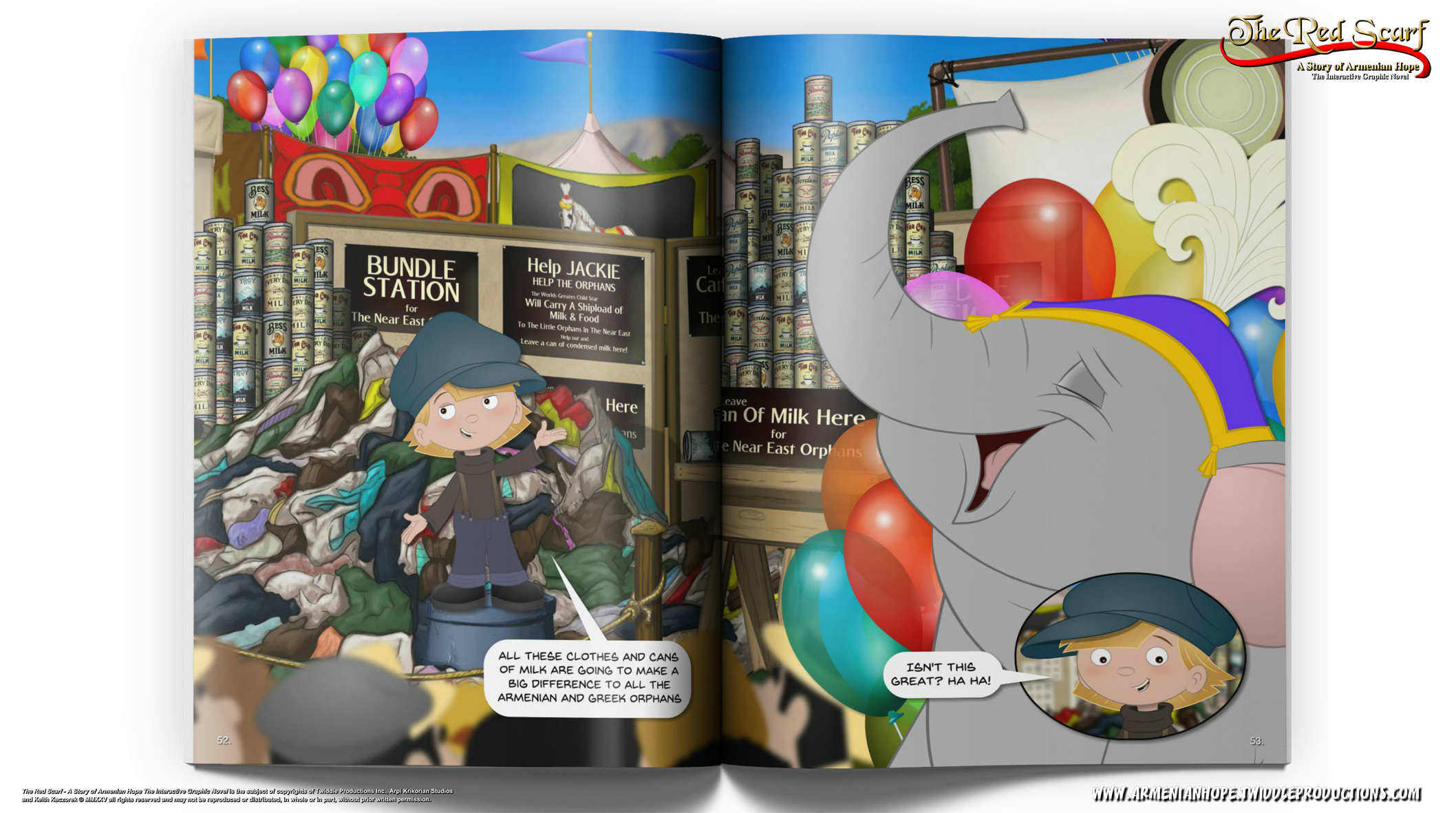 The Red Scarf – A Story of Armenian Hope: The Interactive Graphic Novel - Image 2