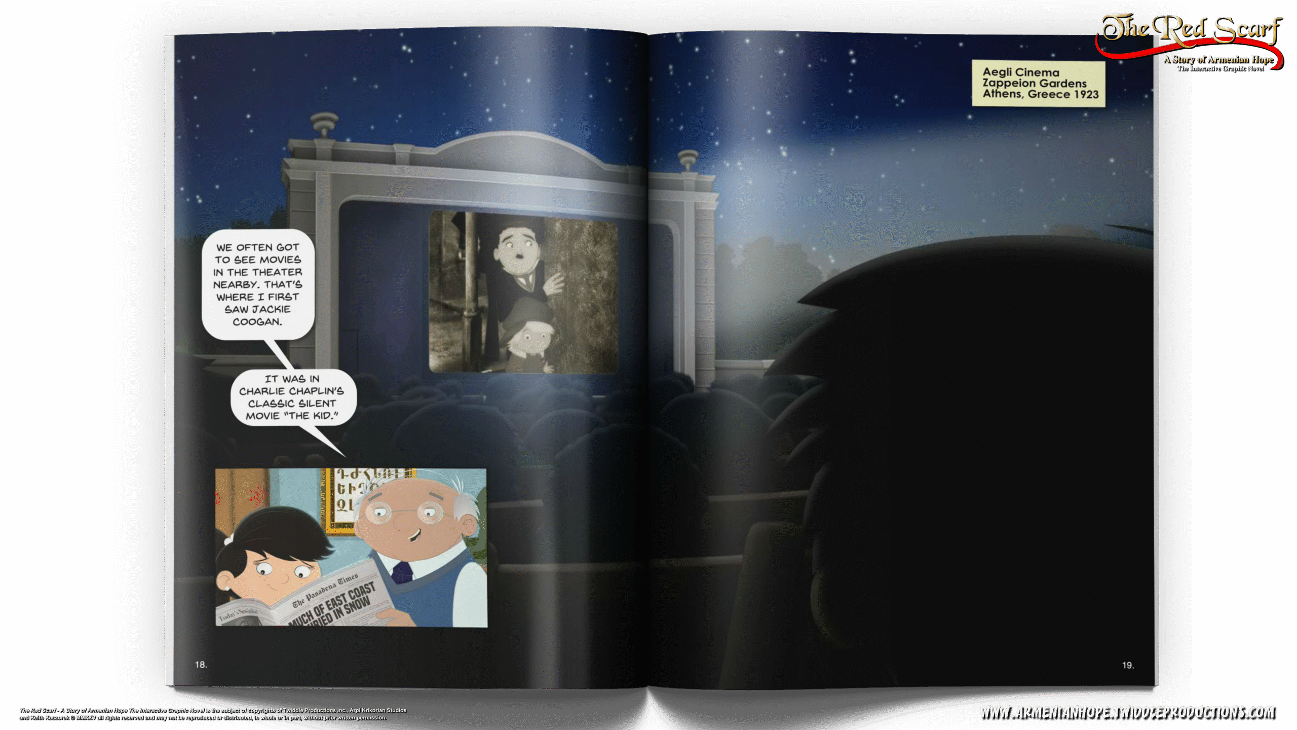 The Red Scarf – A Story of Armenian Hope: The Interactive Graphic Novel - Image 3