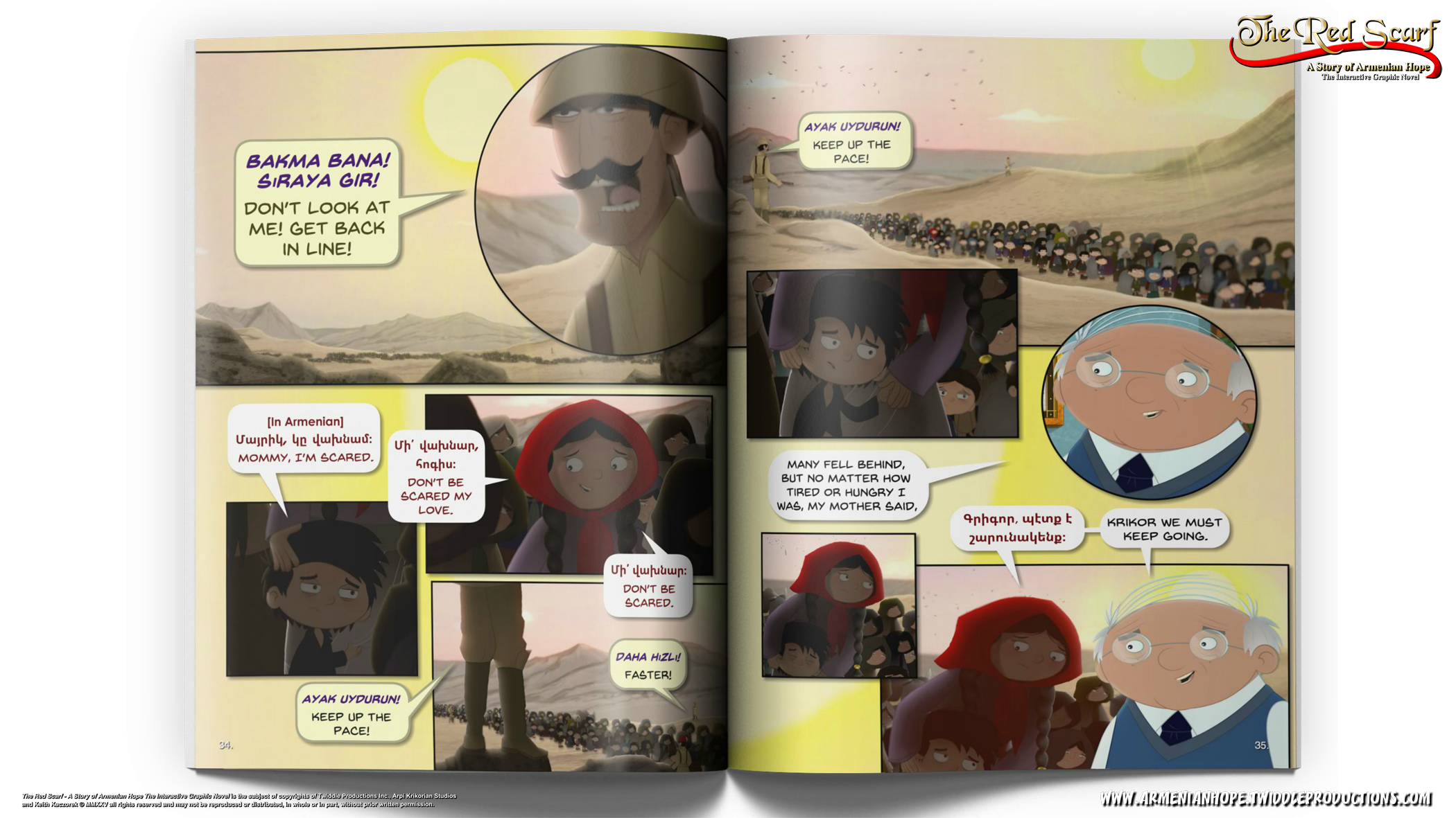 The Red Scarf – A Story of Armenian Hope: The Interactive Graphic Novel - Image 4
