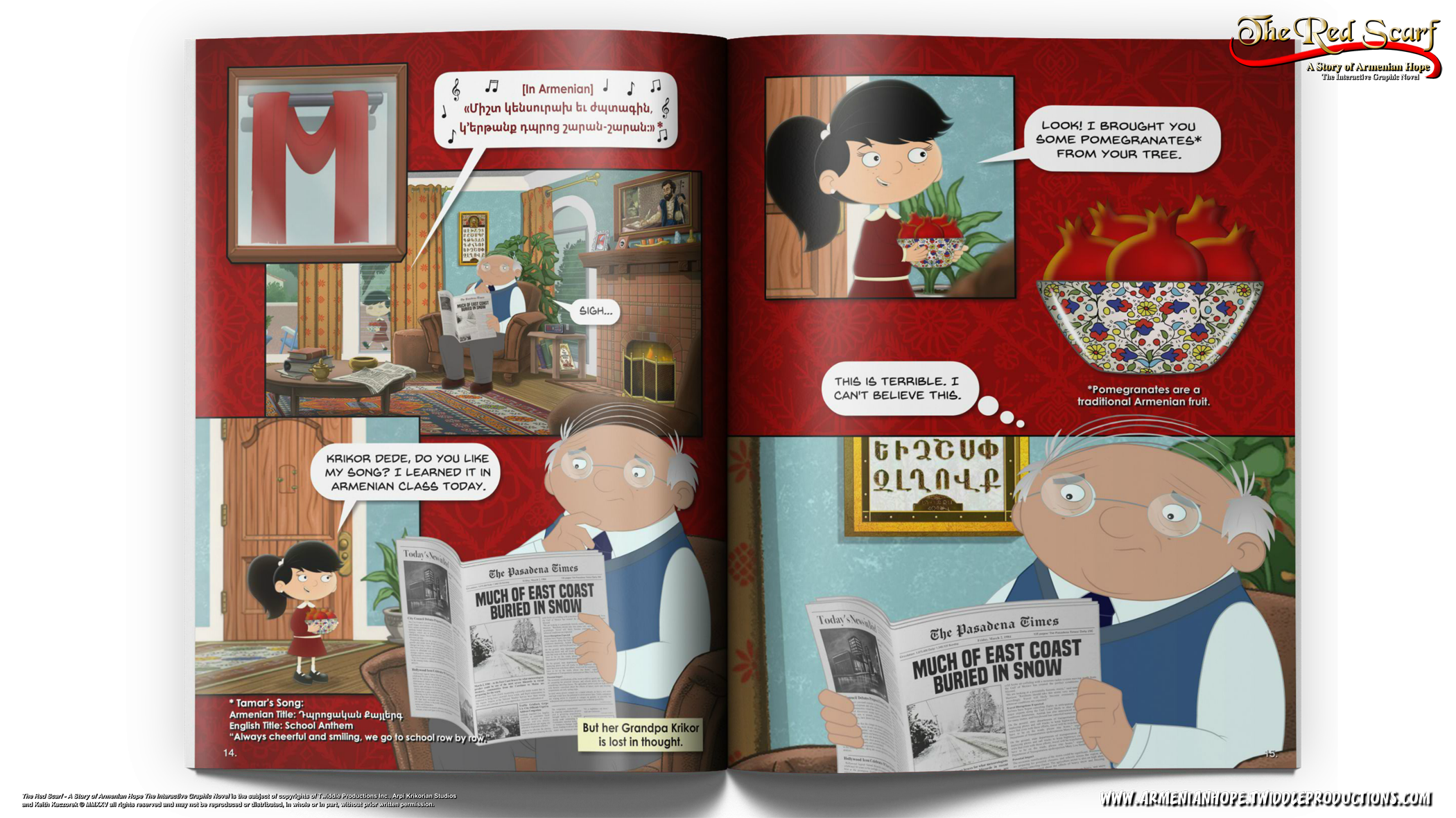 The Red Scarf – A Story of Armenian Hope: The Interactive Graphic Novel - Image 8